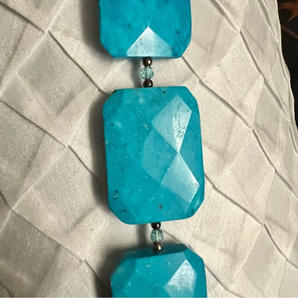 Turquoise Statement Necklace - Picture 2 of 4